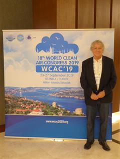 Prof. Weber beim World Clean Air Congress 2019 in Istanbul mit persönlicher Präsenz.